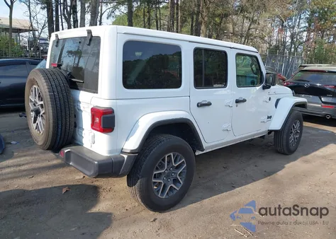 2025 Jeep Wrangler 4-Door Sahara 4X4 from USA, damaged, VIN 1C4PJXEN7SW587502